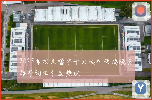 2025年咬文嚼字十大流行语揭晓苏超等词汇引发热议